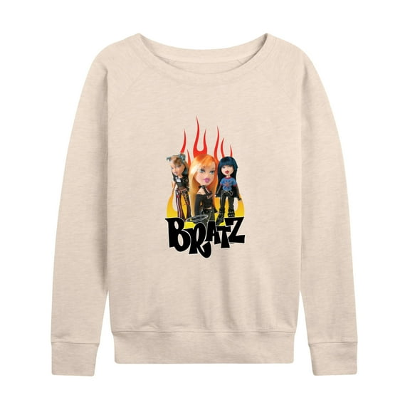 Bratz - Y2K Logo - Butterflies - Women's Lightweight French Terry Long Sleeve Shirt