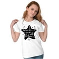 thumbnail image 3 of Miracles Happen All Time Inspiring Womens Slim Fit Graphic Tee Brisco Brands L, 3 of 5