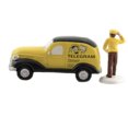 thumbnail image 2 of Department 56 A Christmas Story Old Man's Telegram Delivered Village Figurines 2.5in H, 2 of 3