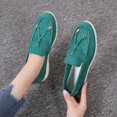thumbnail image 4 of 2024 Sport Women Flats Shoes New Trend Spring Autumn Platform Suede Loafers Shoes Casual Ladies Walking Non Slip Chaussure Femme, 4 of 6