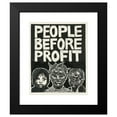 thumbnail image 2 of Rachael Romero 20x24 Black Modern Framed Museum Art Print Titled - People Before Profit (1976), 2 of 5