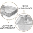thumbnail image 2 of 30 moldes de aluminio desechables: Moldes para hornear pan y pasteles - Bandejas de aluminio para pasteles - Utensilios para hornear pan y pasteles, 2 of 7