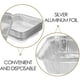 thumbnail image 2 of 30 moldes de aluminio desechables: Moldes para hornear pan y pasteles - Bandejas de aluminio para pasteles - Utensilios para hornear pan y pasteles, 2 of 7