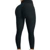 thumbnail image 2 of Fitness Pantalones de yoga de entrenamiento elástico Leggings de fitness de cintura alta para mujer (negro M) Ehuebsd Para Estrenar, 2 of 2
