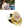 thumbnail image 1 of Pacificador De Silicona Ultra Ligero, Chupete Recién Nacido Seguro Con Diseño Simétrico De Una Pieza, Fácil De Limpiar, 6 Colores Opcionales, Chupete De Bebé Con Amor Durante, 1 of 7