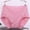 A01-Pink, variant on POTETI Womens Plus Size Underwear for Women Tummy Control High Waist Cotton Womens Plus Size Panties for Women Pink Briefs,XL