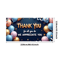 thumbnail image 5 of Balloon Design Thank You Banner Glitter Stars for Appreciation Events Indoor Party Celebration, 5 of 7