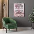 thumbnail image 3 of Mom Message Lucky and Proud Mother Appreciation Wall Art Ready To Hang Stretched Canvas Unframed, 3 of 9