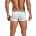 thumbnail image 2 of Sngxgn Men's Underwear Boxer Briefs with Built-in Comfortable Cool Underwear for Men(White,L), 2 of 5
