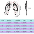 thumbnail image 2 of GZHJMY Flip Flops Cute Dog Puppy Cat Paw Footprints Thong Slip On Slippers Beach Summer Sandals for Women Men Boy Girl Kid Summer Slippers, 2 of 5