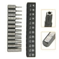thumbnail image 2 of Chendee 12Pcs For Torx Screwdriver Bits Set T6-T40 25Mm 1/4 Inch Hex Shank For Woodworking, 2 of 9