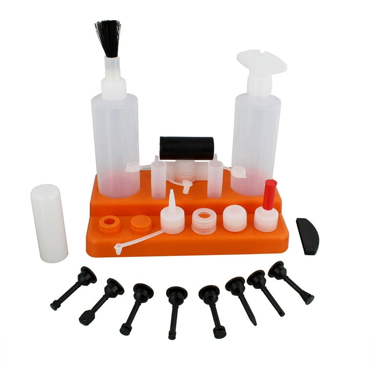 Wood Glue Applicator Complete Kit Glue Dispenser Bottles, Roller