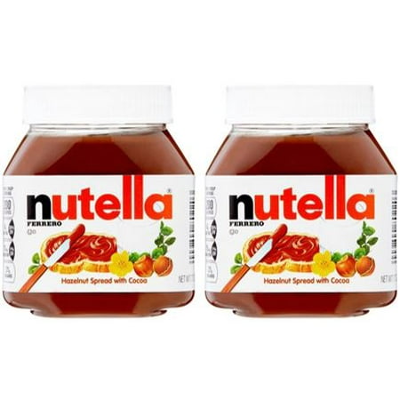 (2 Pack) Nutella Hazelnut Spread, 7.7 oz (Best Things To Put Nutella On)