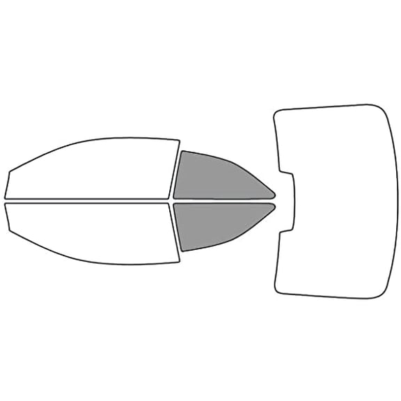 Rvinyl Window Tint Kit Compatible with Audi S5 2008-2017 (Coupe) - Back Precut Kit - 50%