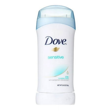 Dove Invisible Solid Deodorant, Sensitive, 2.6 oz