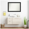 thumbnail image 4 of Amanti Art Custom Wall and Bathroom Mirror (29 x 39 in.), Corvino Black Frame, 4 of 7