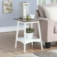 thumbnail image 2 of Pemberly Row 18" Square End Table in Driftwood and White Wood, 2 of 5
