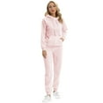 thumbnail image 6 of EFINNY Women's Pullover Hoodies Tracksuit with Pockets Long Sleeve Sweatshirts Sweatpants Set Sport Jogger Sweatsuit 2 Piece Outfits, 6 of 7