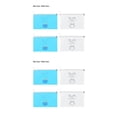 thumbnail image 2 of Redempat 4pcs/10pcs Masks Storage Box PP Portable Holder Organizer Face Masks Container Reusable Ouutdoor Dustproof Case 2*blue+2*white 2Set, 2 of 6