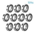 thumbnail image 3 of R4A-2RS 10 PCS Deep Groove Ball Bearing ID 1/4"×OD 3/4"×Width 9/32" Double Black Rubber Sealed Ball Bearing Chrome Steel P0 Z2 Bearing for Industrial Machine,Power Tools, 3 of 6
