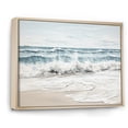 thumbnail image 2 of Designart "Beach Simplicity Landscape III" Nautical & Beach Floater Framed Wall Art Print, 2 of 7