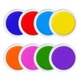 thumbnail image 2 of Rainbow Craft Ink Pad Vivid Multi-Colored Round Jumbo for Wood Teachers Kids, 2 of 9