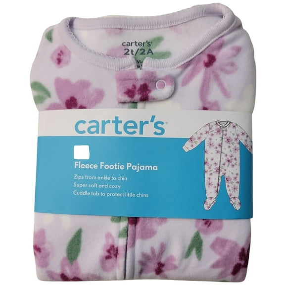 Carter's Girls Fleece Footie Pajama (6M)