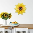 thumbnail image 6 of Sunflower Garden Decor, 11'' Metal Flower Wall Decor, Yard Hanging Wall Art Decorations for Kitchen, Bathroom, Living Room, Spring Boho Art for Indoor Outdoor, 6 of 14