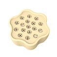 thumbnail image 1 of Soporte de flores en espiral Soledad de silicona Amarillo, 1 of 10
