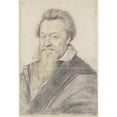 thumbnail image 3 of Daniel Dumonstier 18x24 Black Modern Framed Museum Art Print Titled - Half -Length Portrait of an Older Man with a Blond Bear, Thrown the Coat Over the Shoulder, 3 of 5