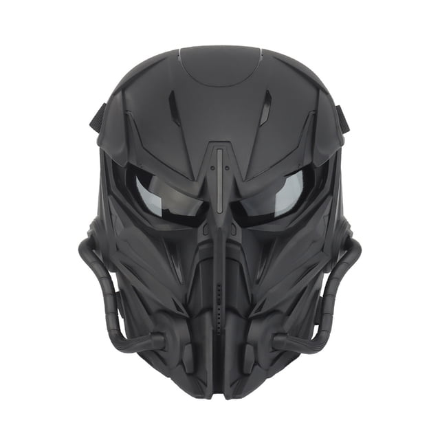 Greeniant Máscaras de de Paintball, cubierta facial, protección para la cabeza, protección de seguridad, reducción de impacto, disfraz de pieza Negro Greeniant OD022440-02B