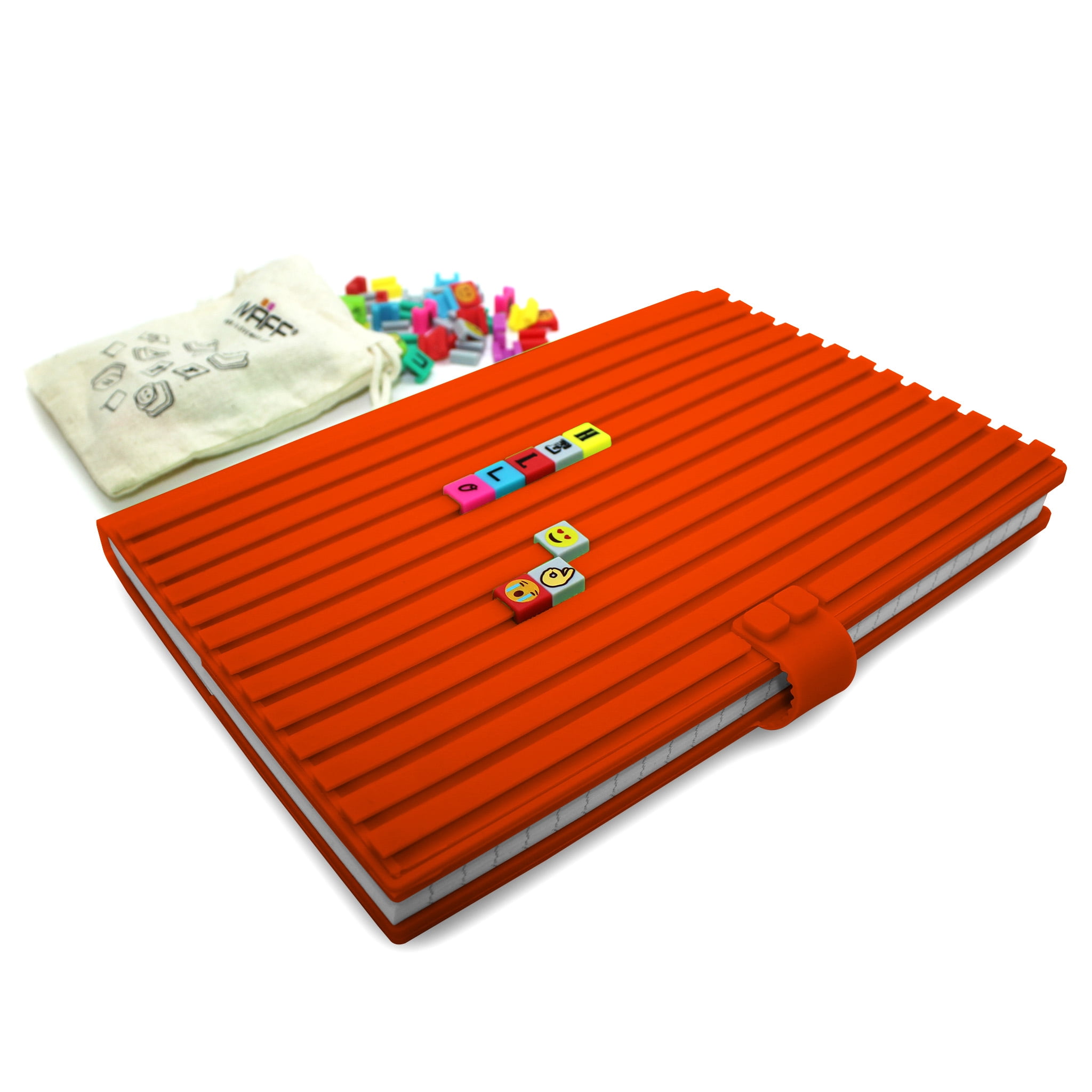WAFF Red Writing Notebooks for Work Journal for Women 200 Paper Pages 5.75 x4 inch Cute Notebook
