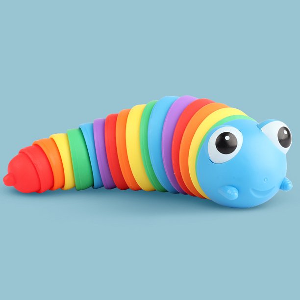 articulated slug fidget toy