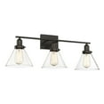 thumbnail image 5 of Drake 3-Light Bathroom Vanity Light in English Bronze, 5 of 5