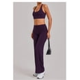 thumbnail image 3 of SKQIT Womens Workout Sets 2 Piece Yoga Outfits Racerback Tank Top High Waist Flare Leggings Gym Sets, 3 of 7
