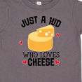 thumbnail image 4 of Inktastic Cheese Lover Kids Boys or Girls Toddler T-Shirt, 4 of 5