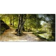 thumbnail image 1 of Ceramic Tile Mural-Peder Mork Monsted Landscapes Painting 398. 25.5" w x 12.75" h using (18) 4.25 x 4.25 ceramic tiles, 1 of 3