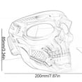 thumbnail image 5 of Face Mask Outdoor Riding Windproof Helmet Skull Mask Reinforced Lens Motorcycle Goggles Sports Riding Mask, 5 of 5