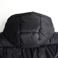thumbnail image 4 of HILEELANG Girls Cropped Puffer Jacket, Hooded Short Winter Coat for Kids and Teens, Black, 9-10Y, 4 of 8
