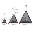 thumbnail image 3 of Foldable Triangle Drying Net Outdoor Triangle Storage Net Hanging Basket Net for Storing Toiletries Cosmetics, 3 of 10