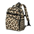 thumbnail image 2 of Classic Leopard Print Backpack for School,Cute School Bag,Schoolbag with Adjustable Shoulder Straps & Padded Back,15.25"x11.5"x5.25", 2 of 6