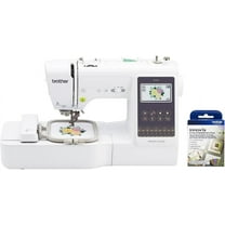 Brother SE700 Sewing and Embroidery Machine, Wireless, 135 Built-in Designs, 103 Built-in Stitches, SA5FTPKG 5 Foot Embellishment Pack Included