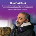 thumbnail image 4 of Travel Neck Pillow Cabeau TNE S3 Memory Foam Support, 4 of 8