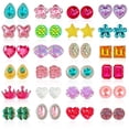 thumbnail image 1 of Set de joyas ELEMIRSA, 24 pares de pendientes con clip para niñas, 1 of 5