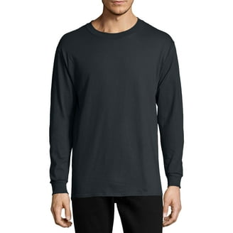 Men's Long Sleeve Crew T Shirt With Rib Cuffs - Walmart.com