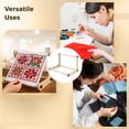 thumbnail image 6 of Wooden Embroidery Stand with 2 Sizes Rod, Multi-Functional Cross Stitch Frame for Lap or Table, Adjustable Cross Stitch Hoop Stand for Arts Crafts, Sewing Kit Supplies, 6 of 6