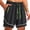Black, variant on LiuXxxx Casual Running Shorts Breathable Athletic Yoga Workout Pants with Liner Compression Inner Layer Grey XL