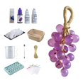 thumbnail image 4 of Molds Diy Handmade Soap Kit Handmade Craft Set Silicone Material Diy Grape Soap Zero-barrier Diy Natural Floral Scent Gentle Diy Grape Soap Making Kit Beginners, 4 of 8