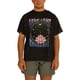 thumbnail image 1 of Comida chatarra para hombre Love Light Inner Peace camiseta gráfica negra M, 1 of 5