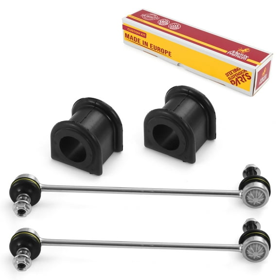 Metrix Premium Chassis Parts - 4 PC L/R Front Sway Bar Stabilizer End Link & Front Stabilizer Bar Bushing Kit Fits 2007-2017 Jeep Compass, Replacement K750385, K200216